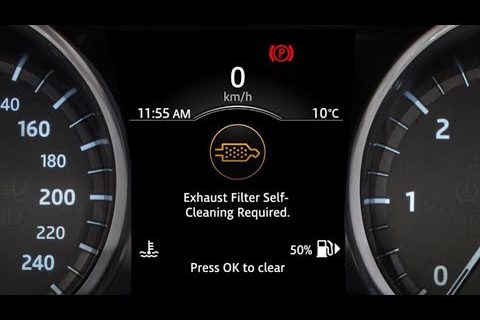 Diesel Particulate Filter Warning